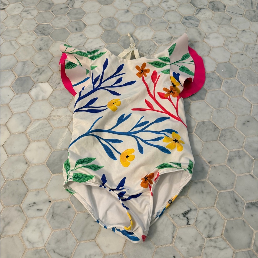 Pepita & Me Colorful Floral Kids One Piece Swimsuit